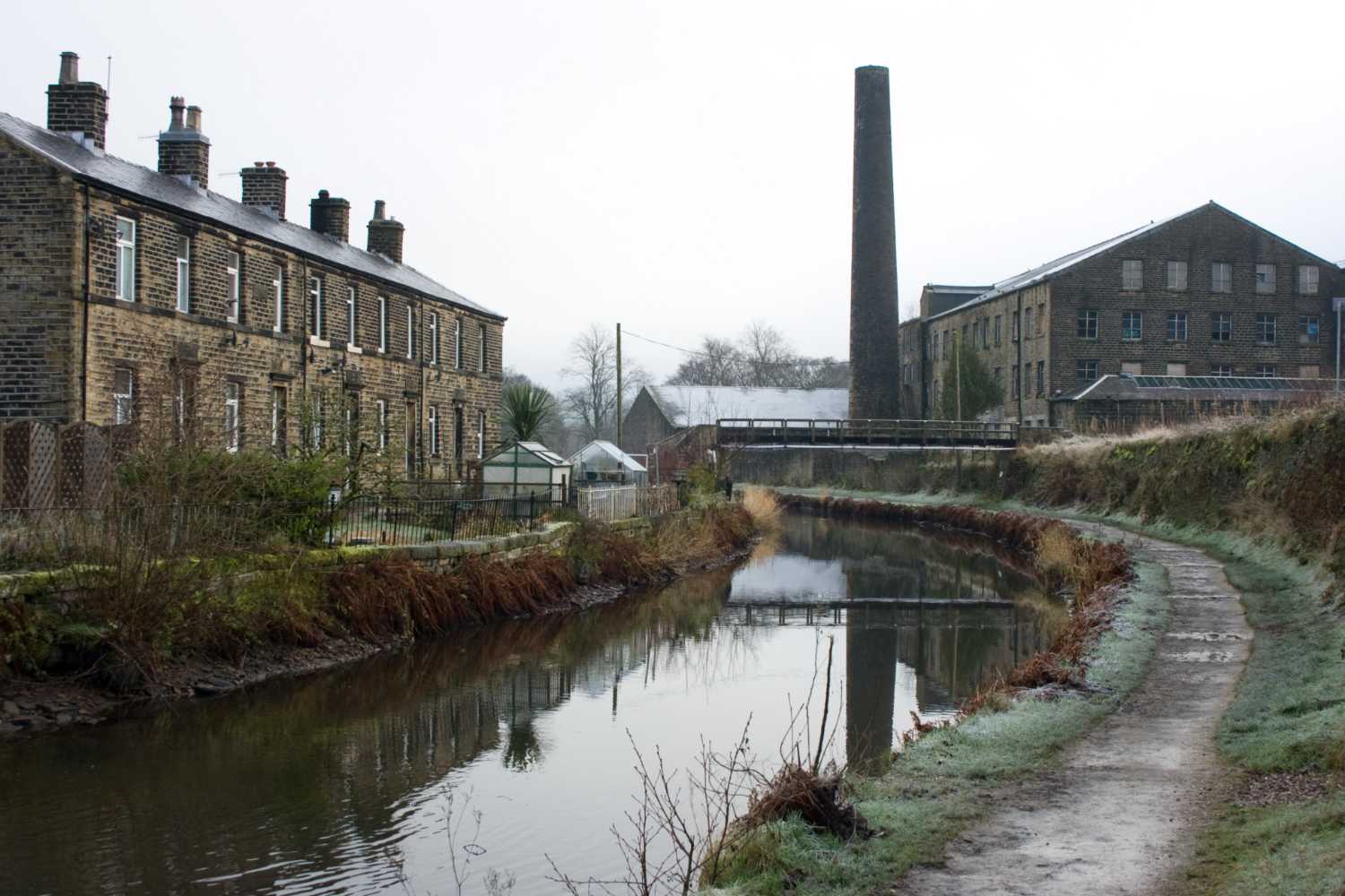 Clough mill and cottages.